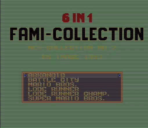 jeu 6-in-1 Fami Collection - NES Collection Nr 2